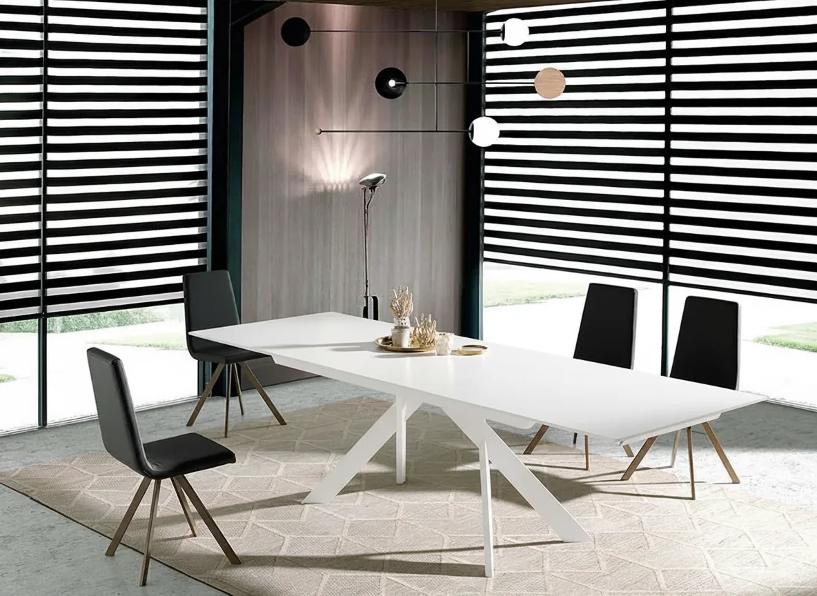 Mesa Adria Porcelánico (Blanco)