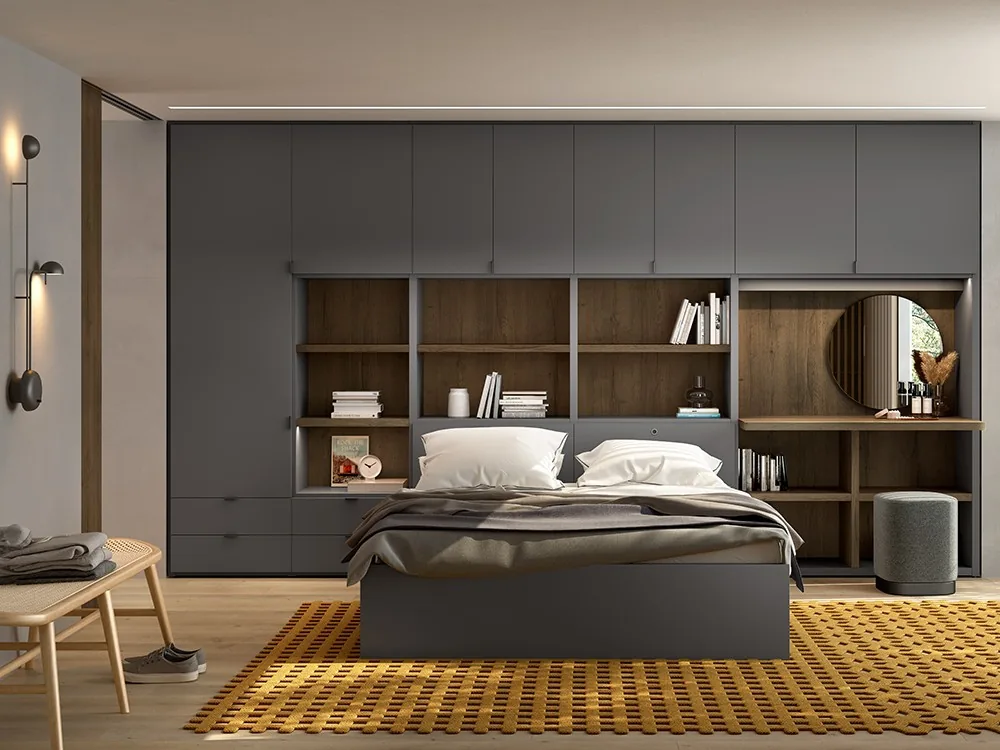 Dormitorio con armarios y tocador Atrio 26