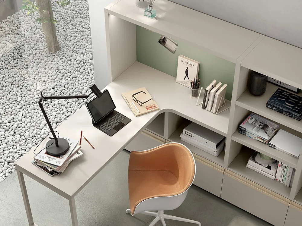 [11810] Mueble con escritorio HomeOffice Atrio 27