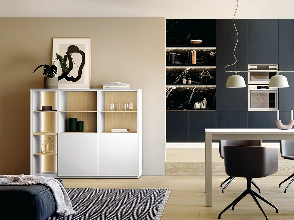 Aparador alto Unique Nova 24 (Blanco)