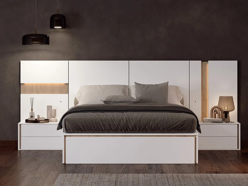 Dormitorio con arcón Roma Olea 04 (Blanco)