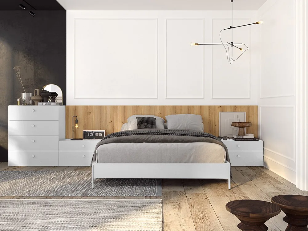 Dormitorio Como Olea 06 (Blanco)