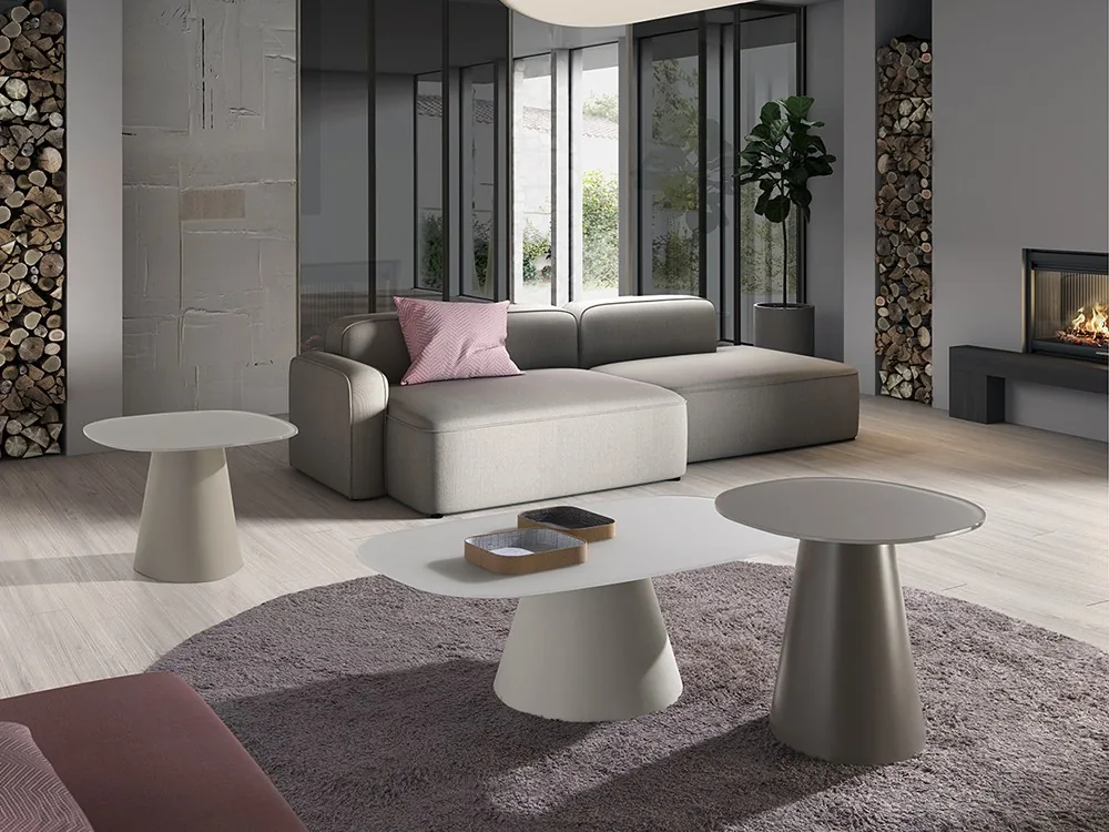 Mesa auxiliar Selva Cristal