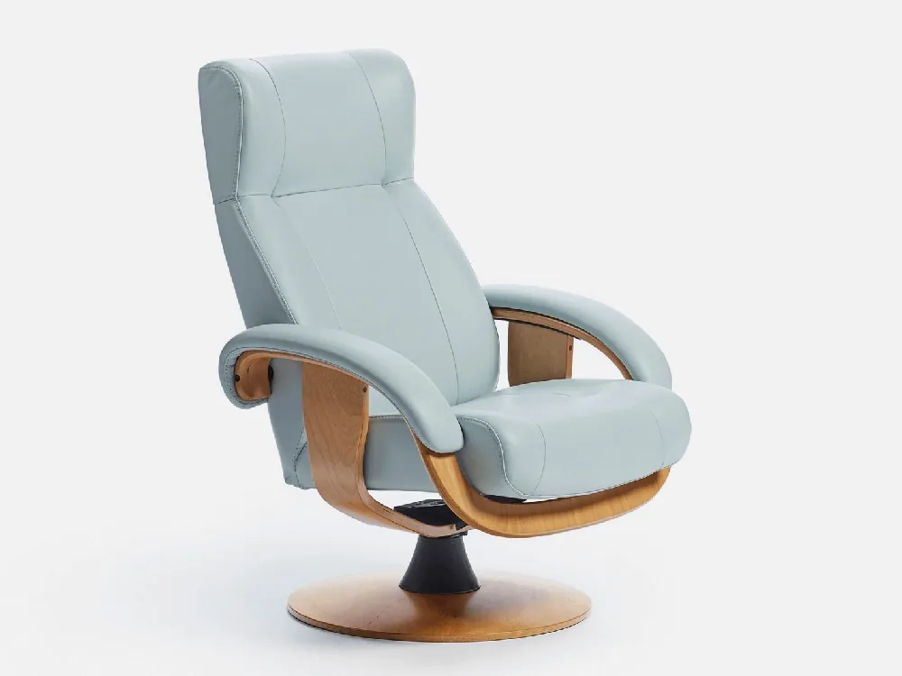 Butaca reclinable y giratoria Piran Piel