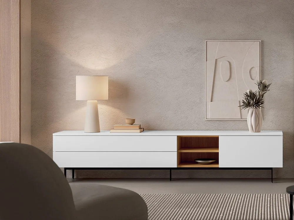 Mueble para televisión Livia 03 (Blanco)