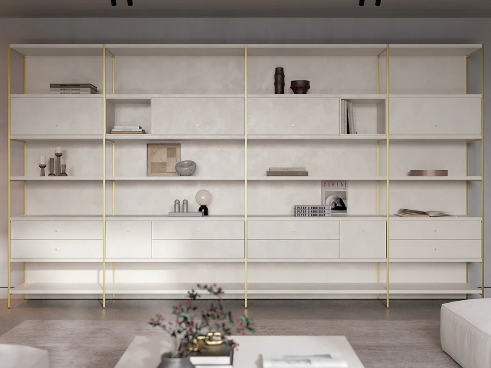 Librería a medida Prisma 04