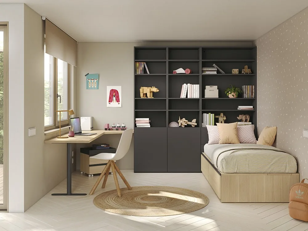 Cama con arcón y cajones Juno 05