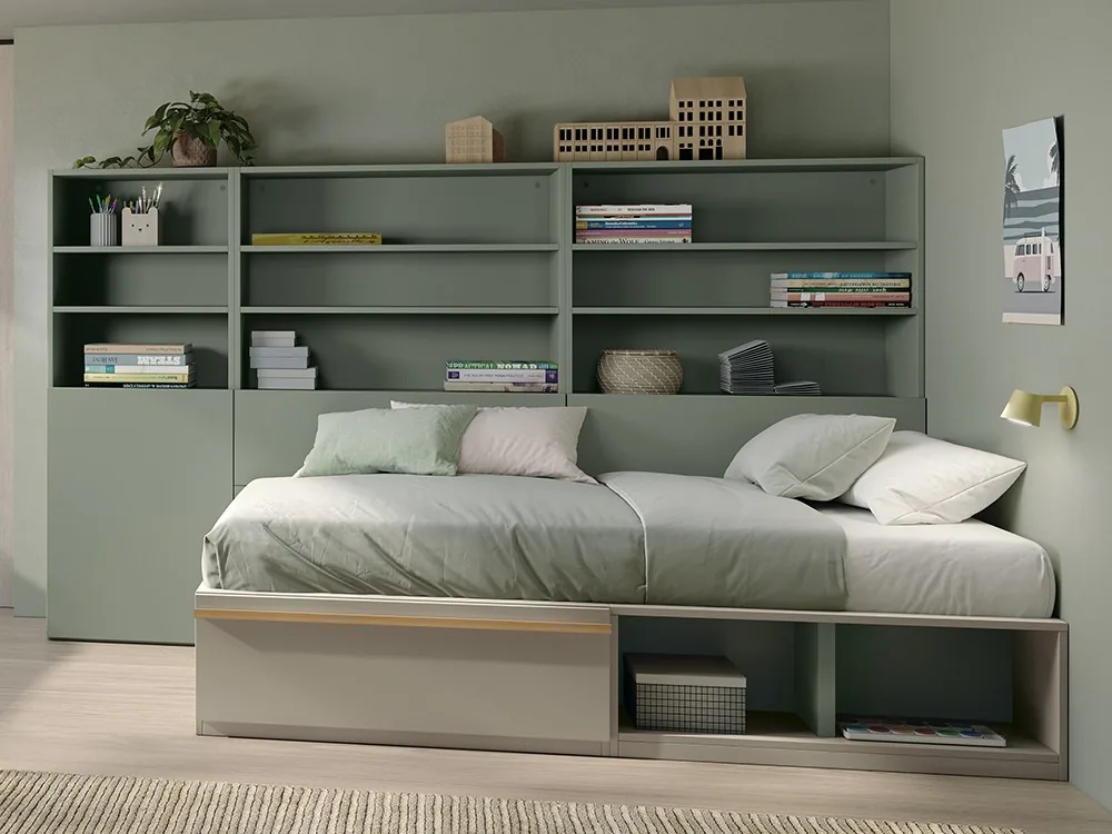 Cama con cajón y arcón Juno 07