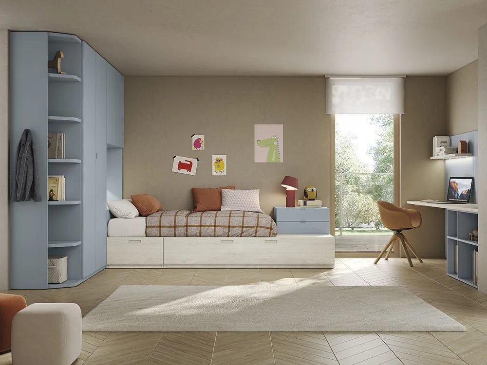 Cama nido con arrastre Juno 10