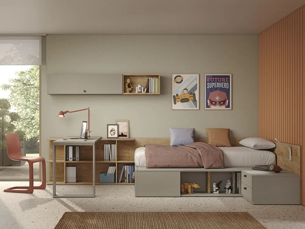 Cama canapé con arcón Juno 23