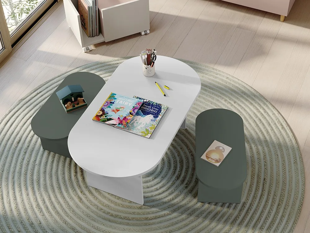 Banqueta infantil Mai Juno (Moss)