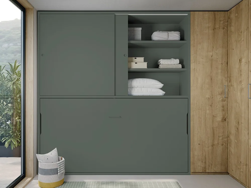 Cama abatible con armario 105cm Juno 39