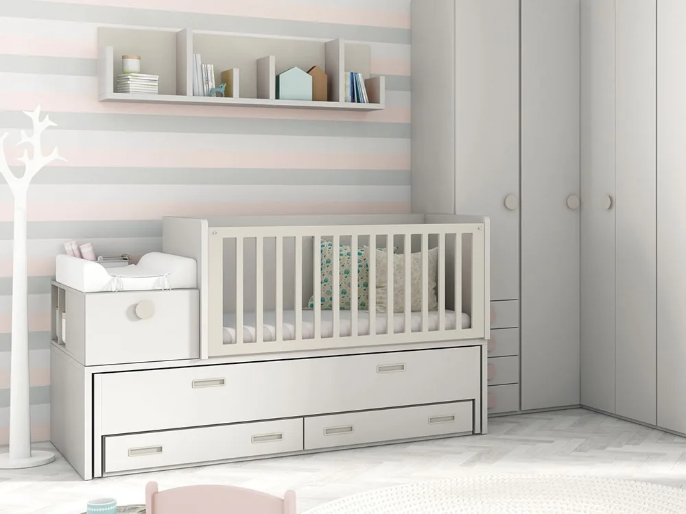 [1538] Cuna convertible Aria Nido Mini-5