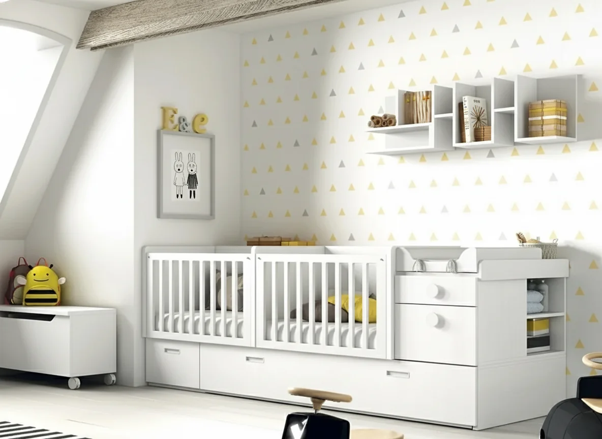 Cuna convertible gemelar Twins Nido Mini06