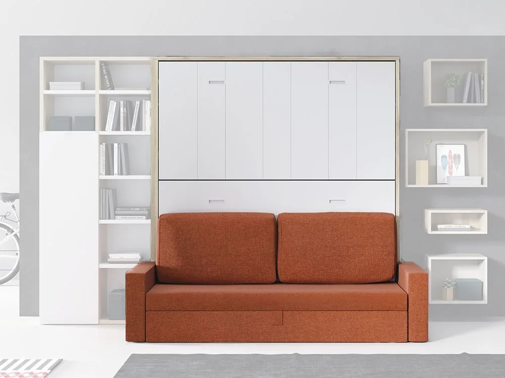 [3166] Litera abatible con sofá con arcón Nido-19