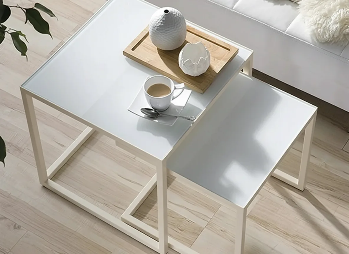 Mesa auxiliar Brisa Cristal