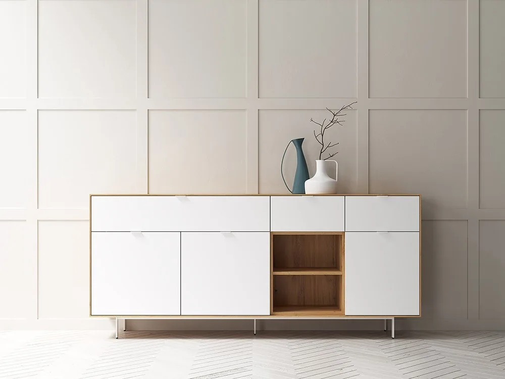 Aparador bajo Argos Matte White