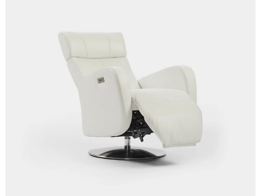 Butaca giratoria reclinable Amalfi Piel