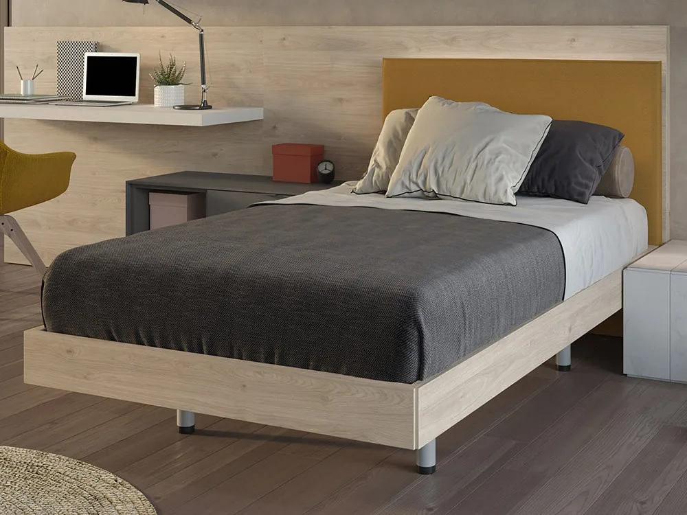 Cama con cabecero tapizado Nido Pro01